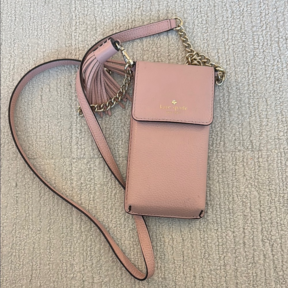 Kate Spade Pink Crossbody Phone Case Bag